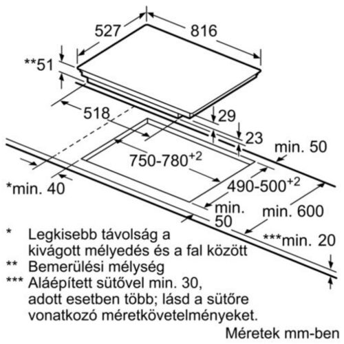 Bosch PXY875DE3E Beépíthető Indukciós főzőlap Keret nélküli, 7000 W, Érintőszenzoros, Gyerekzár, Booster funkció