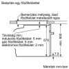 Bosch HBA573EB0 Beépíthető Sütő 5 funkcióval,71 L,Teleszkópos sütősín,Pirolitikus