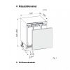 Liebherr UIKP 1554 Beépíthető egyajtós hűtőszekrény fagyasztóval, bútorlap nélkül