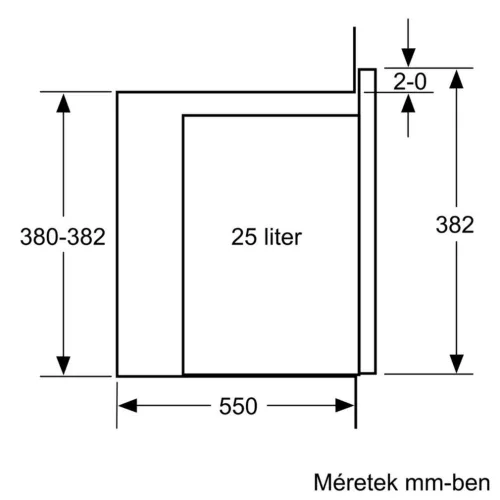 Bosch BFL553MS0 Beépíthető mikrohullámú sütő
