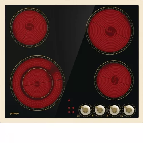 Gorenje EC642CLI Beépíthető Kerámia főzőlap Fém keretes,6400 W,Mechanikus vezérlés,Gyerekzár,nélkül