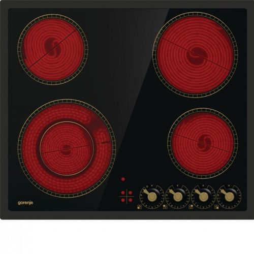 Gorenje EC642CLB Beépíthető Kerámia főzőlap Keret nélküli,6400 W,Mechanikus vezérlés,Gyerekzár nélkül,nélkül