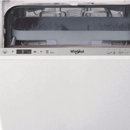 Whirlpool WSIC 3M27 C Beépíthető mosogatógép, 10 teríték,9 L,7 prog.,47 dB,E,Felső evőeszk.,45 cm,Digit.kijelző,Autom.ajtónyit.
