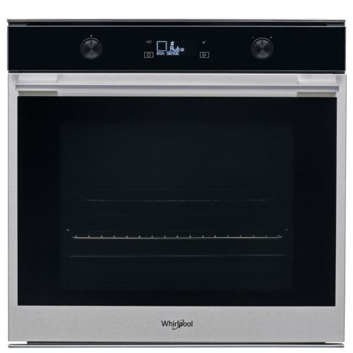 Whirlpool W7 OM5 4S P Beépíthető Sütő 8 funkcióval,73 L,Teleszkópos sütősín nélkül,Pirolitikus