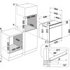 Whirlpool W7 OM5 4S P Beépíthető Sütő 8 funkcióval,73 L,Teleszkópos sütősín nélkül,Pirolitikus