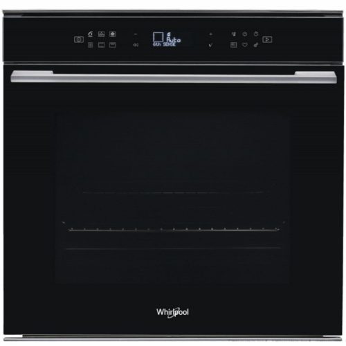 Whirlpool W7 OM4 4S1 P BL Beépíthető Sütő 8 funkcióval,73 L,Teleszkópos sütősín,Pirolitikus