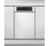 Whirlpool WSBO 3O23 PF X Beépíthető mosogatógép, 10 teríték,9 L,7 prog.,43 dB,E,Felső evőeszk.,45 cm,Digit.kijelző,Autom.ajtónyit.