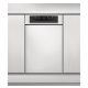 Whirlpool WSBO 3O23 PF X Beépíthető mosogatógép, 10 teríték,9 L,7 prog.,43 dB,E,Felső evőeszk.,45 cm,Digit.kijelző,Autom.ajtónyit.