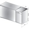 Whirlpool WSFO 3T125 6PC X Szabadonálló mosogatógép 10 teríték,6 L,7 prog.,45 dB,E,Alsó evőeszk.,45 cm,Digit.kijelző,Autom.ajtónyit.