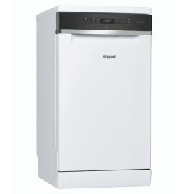   Whirlpool WSFO 3O34 PF Szabadonálló mosogatógép 10 teríték,9 L,7 prog.,44 dB,D,Felső evőeszk.,45 cm,Digit.kijelző,Autom.ajtónyit.