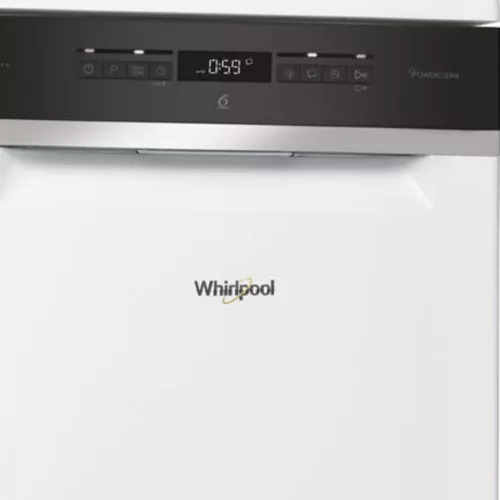 Whirlpool WSFO 3O34 PF Szabadonálló mosogatógép 10 teríték,9 L,7 prog.,44 dB,D,Felső evőeszk.,45 cm,Digit.kijelző,Autom.ajtónyit.