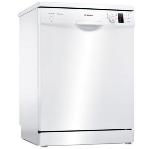 Bosch SMS25AW05E Szabadonálló mosogatógép 9.5 L,7 prog.,48 dB,E,Alsó evőeszk.,60 cm,Digit.kijelző,Autom.ajtónyit.nélkül