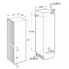 Gorenje RKI4182E1 Beépíthető Alulfagyasztós hűtőszekrény, bútorlap nélkül