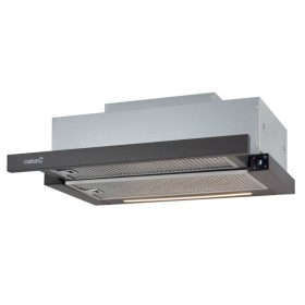   Cata TFH-6630 BK Beépíthető Kihúzható páraelszívó LED világítás 1 db motor,1000 m3/h,47-68 dB,60 cm széles,A+