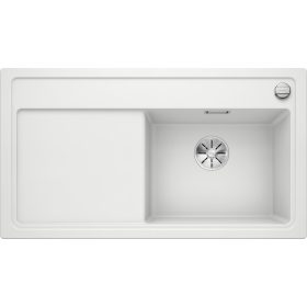   Blanco ZENAR 5S Silgránit Fehér színű-EXC jobbos fa tart.Gránit mosogatótál (523918)