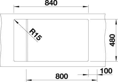 Blanco ELON XL 8S Silgránit Palaszürke színű Gránit mosogatótál (524871)