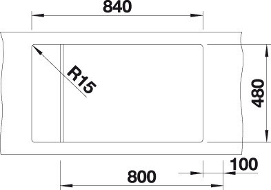 Blanco ELON XL 8S Silgránit Fehér színű Gránit mosogatótál (524874)