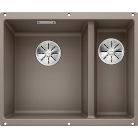   Blanco SUBLINE 340/160-U Silgránit Tartufo színű balos exc.n.Gránit mosogatótál (523556)