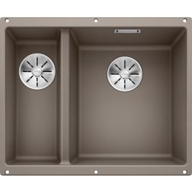   Blanco SUBLINE 340/160-U Silgránit Tartufo színű jobbos exc.n.Gránit mosogatótál (523565)