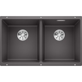   Blanco SUBLINE 350/350-U Silgránit Palaszürke színű exc.n.Gránit mosogatótál (523575)