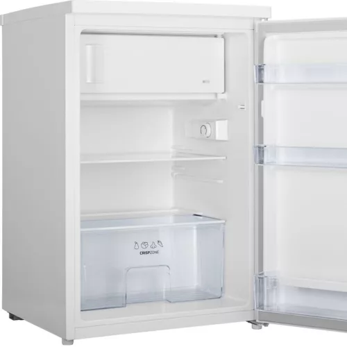 Gorenje RB492PW Egyajtós hűtőszekrény fagyasztóval E,106L/14L,Nofrost nélkül,40 dB,Szél: 56 cm,Mag: 84.5 cm,Mély: 59.3 cm