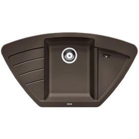   Blanco ZIA 9E Silgránit Kávé színű Gránit mosogatótál (515074)