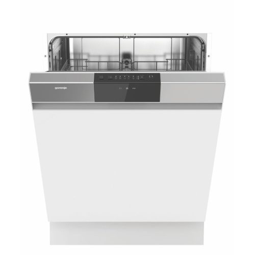 Gorenje GI62040X Beépíthető mosogatógép, bútorlap nélkül 13 teríték, 11 L fogyasztás, 7 program,  47 dB zajszint, E energia, Alsó evőeszköztartó , 60 cm, Digit. kijelző, Automata ajtónyitás nélkül