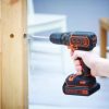 Black and Decker BDCDC18K-QW Akkus fúrócsavarozó tároló dobozzal