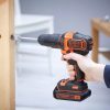 Black and Decker BDCHD18K-QW Akkus Ütvefúró/csavarozó tároló dobozzal