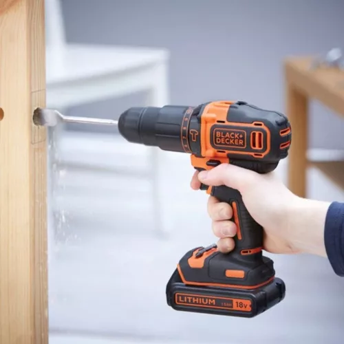 Black and Decker BDCHD18K-QW Akkus Ütvefúró/csavarozó tároló dobozzal