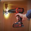 Black and Decker BDCHD18K-QW Akkus Ütvefúró/csavarozó tároló dobozzal