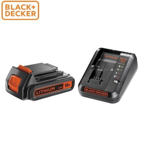 Black and Decker BDC1A15-QW 18V Li-Ion töltő és 1.5 Ah akkumulátor szett