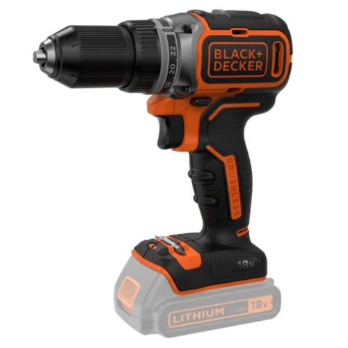 Black and Decker BL186N-XJ Kefe nélküli Akkus fúrócsavarozó akku és töltő nélkül