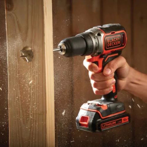 Black and Decker BL186K-QW Kefe nélküli Akkus fúrócsavarozó tároló dobozban
