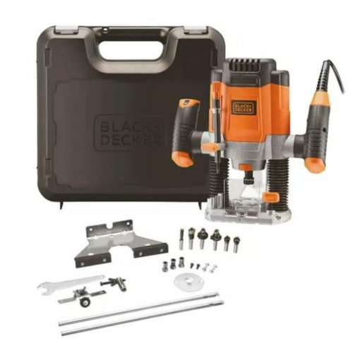 Black and Decker KW1200EKA-QS Felsőmaró tároló dobozban