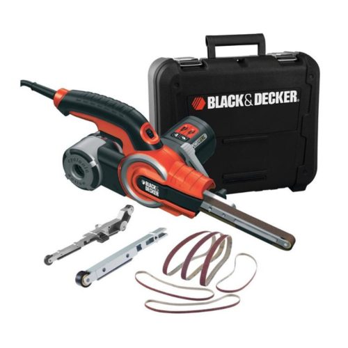 Black and Decker KA902EK-QS Szalagcsiszoló tároló dobozban