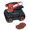 Black and Decker KA191EK-QS Rezgőcsiszoló tároló dobozban