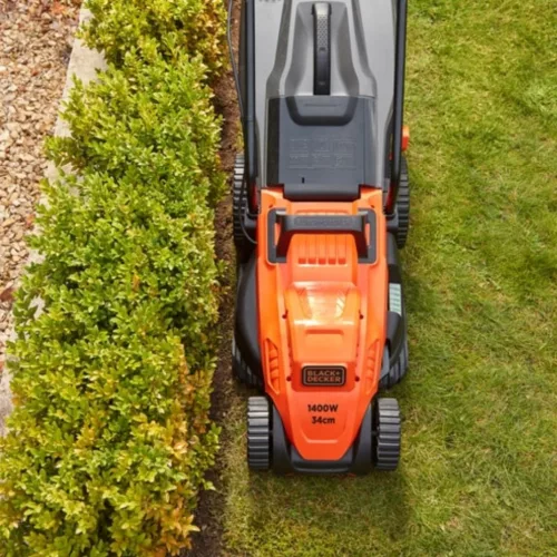 Black and Decker BEMW461ES-QS Elektromos fűnyíró innovatív elforgatható fogantyúval