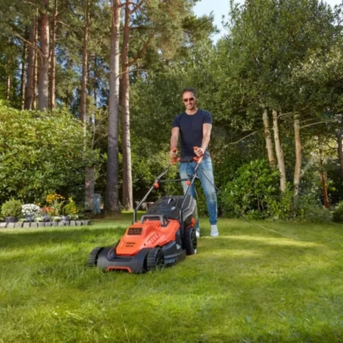 Black and Decker BEMW481BH-QS Elektromos fűnyíró innovatív bicikli fogantyúval