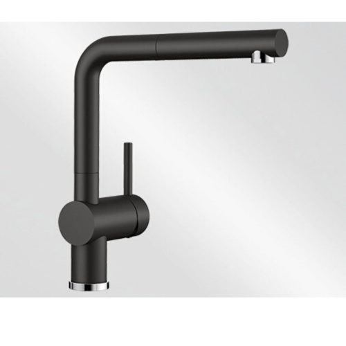 Blanco LINUS-S Silgránit Fekete színű Gránit csaptelep (526148)