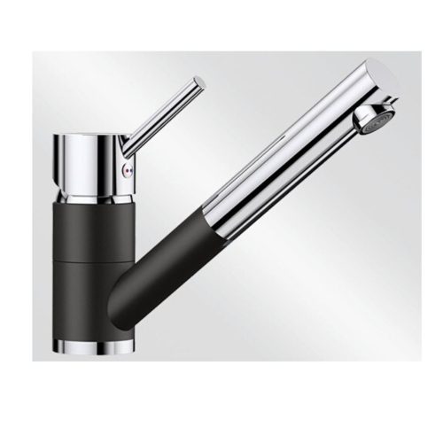 Blanco ANTAS-S Silgránit-K Fekete színű-K-HD Gránit - króm csaptelep (526167)