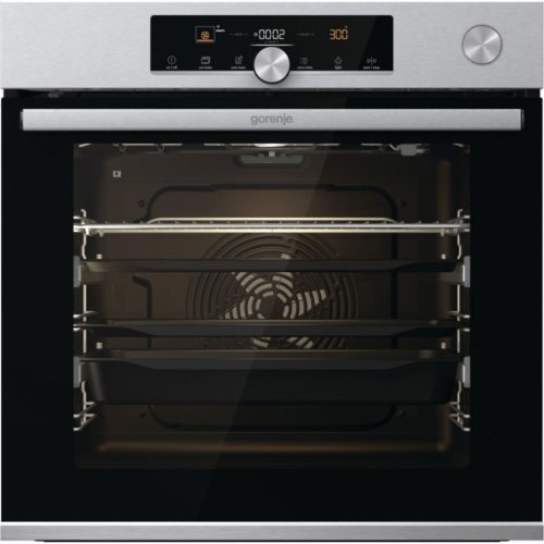Gorenje BPSA6747A08XWI Beépíthető Sütő 12 funkcióval,77 L,Teleszkópos sütősín,Pirolitikus