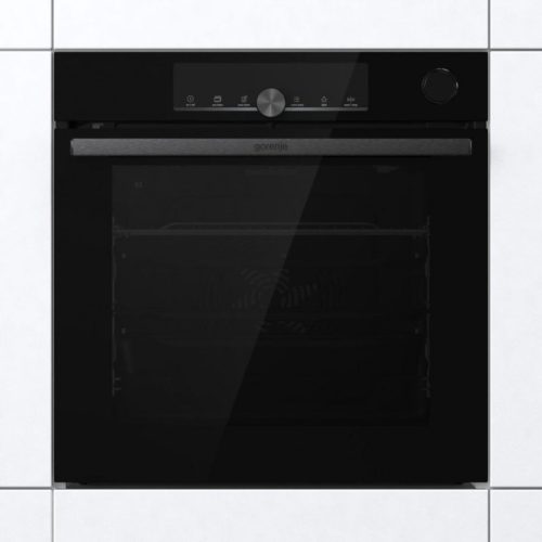 Gorenje BPSA6747A08BGWI Beépíthető Sütő 12 funkcióval,77 L,Teleszkópos sütősín,Pirolitikus