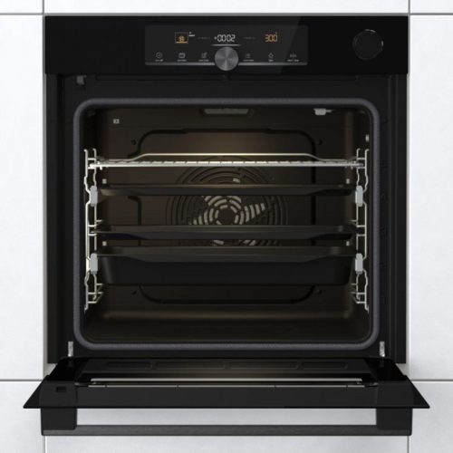 Gorenje BPSA6747A08BGWI Beépíthető Sütő 12 funkcióval,77 L,Teleszkópos sütősín,Pirolitikus
