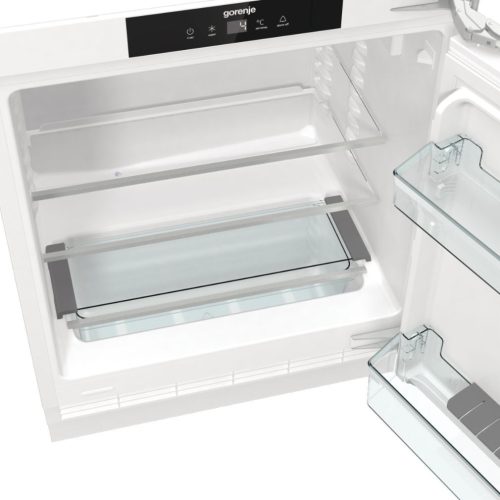 Gorenje RIU609EA1 Beépíthető Egyajtós hűtőszekrény, E,138L,Nofrost nélkül,37 dB,Szél: 59.5 cm,Mag: 81.8 cm,Mély: 54.5 cm