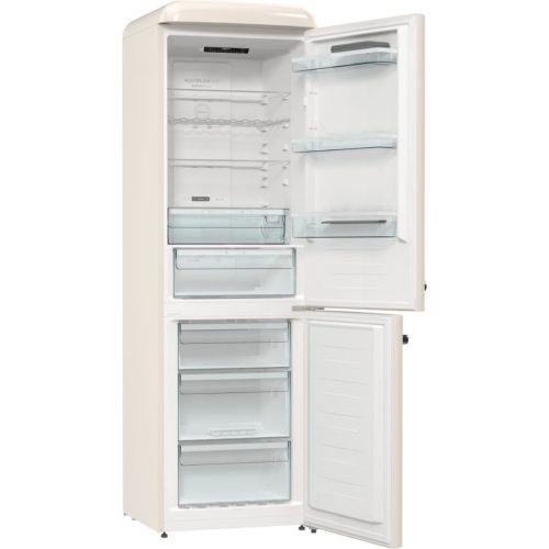 Gorenje ONRK619DC Alulfagyasztós hűtőszekrény D,204L/96L,Nofrost,37 dB,Szél: 60 cm,Mag: 194 cm,Mély: 66.1 cm