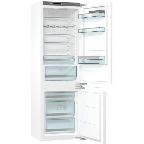 Gorenje NRKI518EA1 Beépíthető Alulfagyasztós hűtőszekrény E,180L/68L,Nofrost,39 dB,Szél: 56 cm,Mag: 177.5 cm,Mély: 56 cm