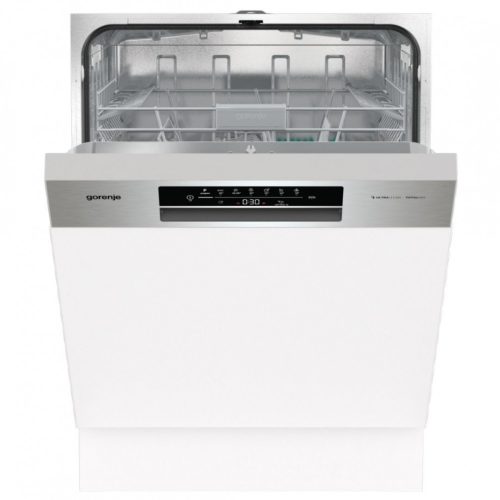 Gorenje GI642D60X Beépíthető mosogatógép, 14 teríték,9.7 L,6 prog.,44 dB,D,Alsó evőeszk.,60 cm,Digit.kijelző,Autom.ajtónyit.