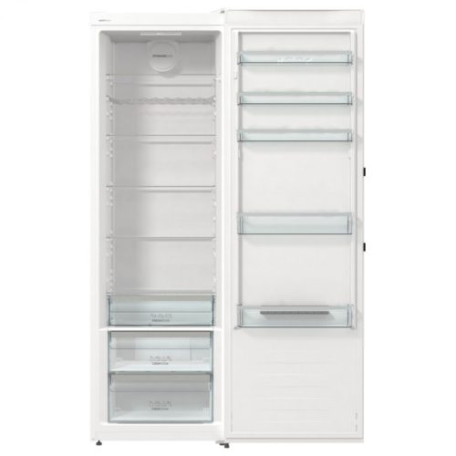 Gorenje R619EAW6 Egyajtós hűtőszekrény E,398L,Nofrost nélkül,38 dB,Szél: 59.5 cm,Mag: 185 cm,Mély: 66.3 cm