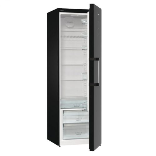 Gorenje R619EABK6 Egyajtós hűtőszekrény E,398L,Nofrost nélkül,38 dB,Szél: 59.5 cm,Mag: 185 cm,Mély: 66.3 cm